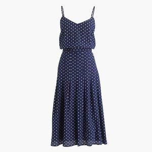 Jcrew silk polka dot dress *NWT*